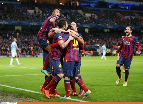 ... e festa in Inghilterra in salsa catalana. Reuters